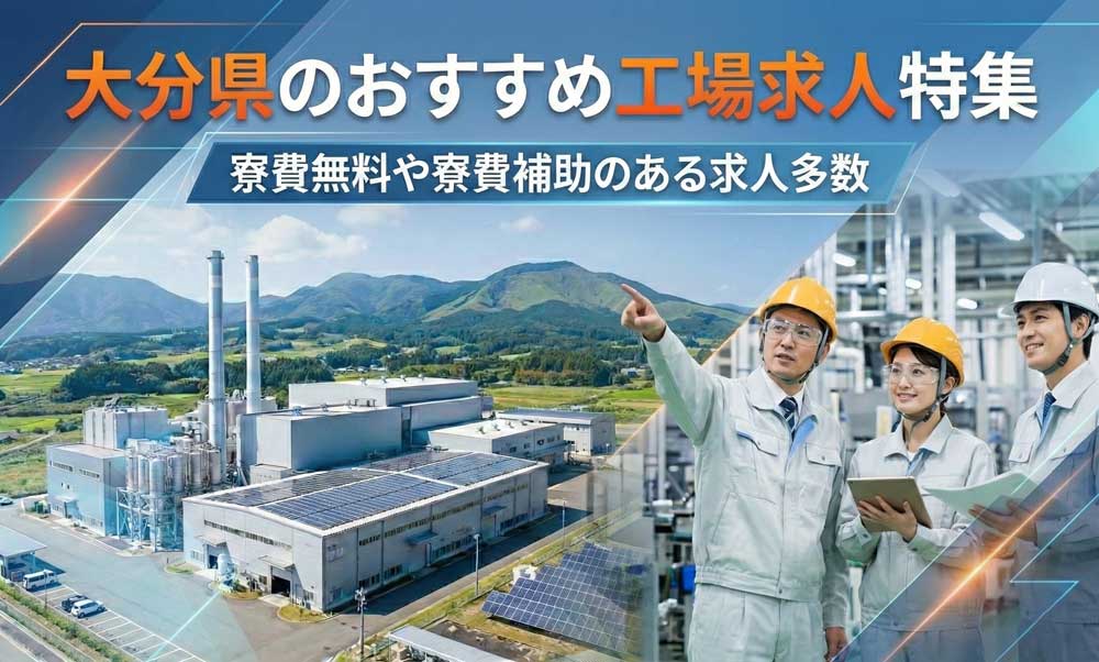 大分県のおすすめ工場求人